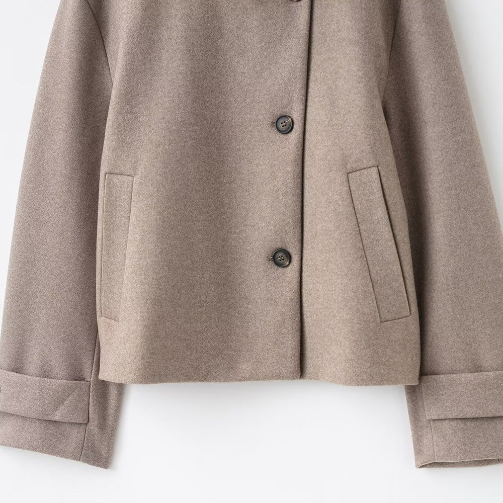 women's wholesale: european and american style  autumn/winter new arrivals - petite casual stand collar jacket/outerwear top