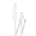 Pd60w 2-in-1 braided charging cable - fast charging, compatible with apple, iphone 15 & iphone 16