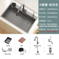 Kitchen sink large single slot honeycomb thickenedsus304 stainless steel for home vegetable basin dishwashing sink countertop middle and lower basin
