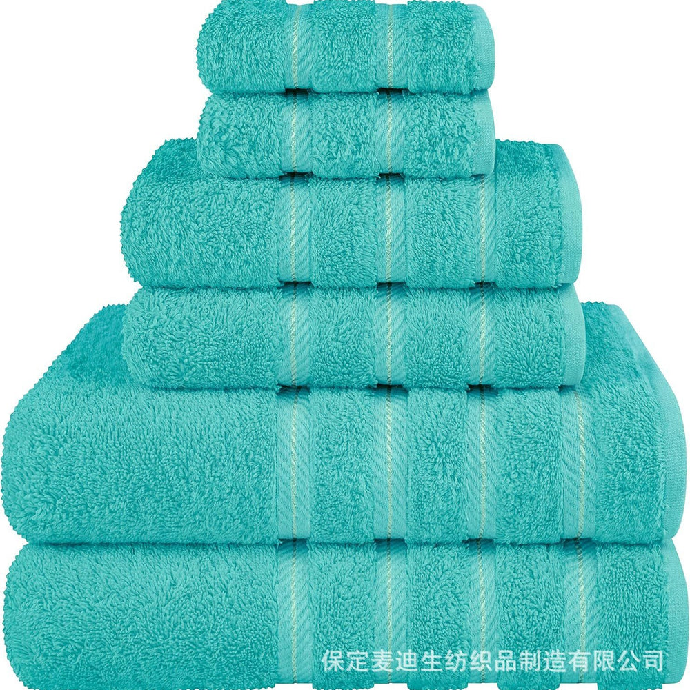 6pcs purple towel set 1 bath towels 1 hand towels 1 towel suit
