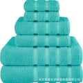 6pcs purple towel set 1 bath towels 1 hand towels 1 towel suit