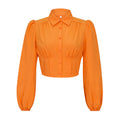 european and american spring design: trendy solid color blouses & shirts - chic early spring outerwear wholesale from the factory