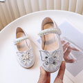 spring new arrival: cross-border bowknot pearl leather shoes - stylish princess shoes for girls