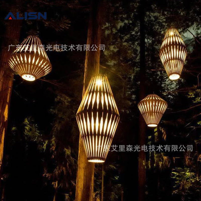 Factory direct sales outdoor waterproof landscape sketch lights decorative hanging tree lights cultural tourism lights Internet celebrity lighting devices wholesale