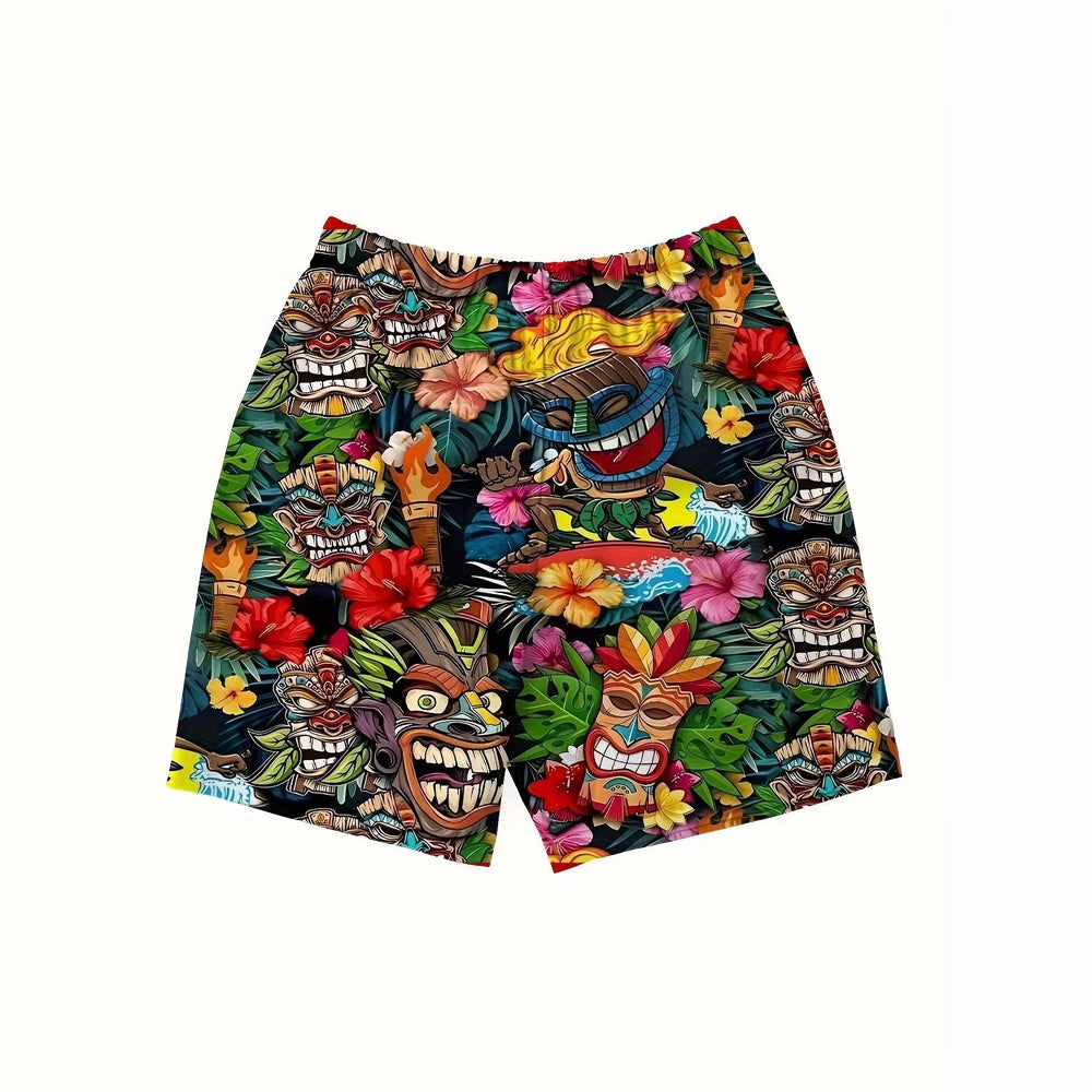 trending men's swim trunks, quick-dry swim shorts, casual athletic beach shorts, new european and american styles