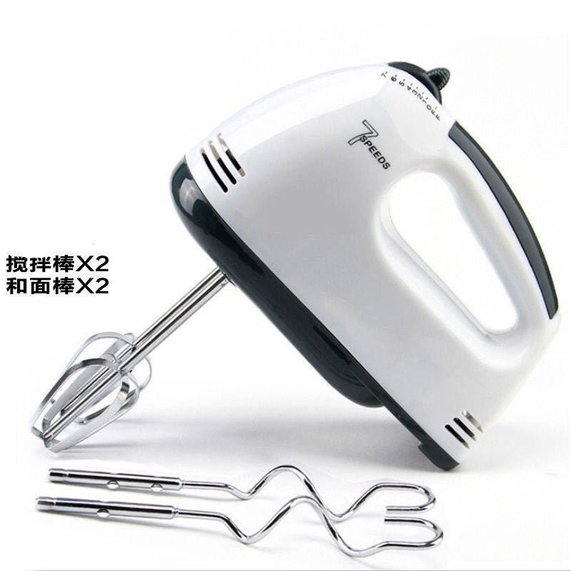 Handheld electric whisk - home baking mixer - small cream whipper & dough mixer - us plug - cross-border e-commerce