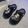 New fashion platform clogs women's thick sole height increasing non-slip trendy cute beach sandals slippers outdoor summer wear