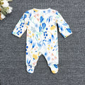 Next baby romper - all-season long sleeve bodysuit - newborn crawling suit - baby girl pajamas - floral print air conditioning suit - crawling suit