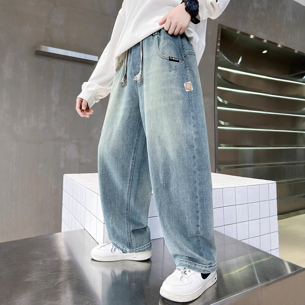 Boys' jeans - spring/autumn collection - new  trendy street style for older boys and teens - kids' denim pants