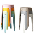 For home plastic stool thickened and stackable windmill round stool small bench low stool living room dining table casual high chair