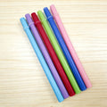 Hollow straw plastic tube transparent plastic tube reusable buckle water cup straw colorful ring tea cup tube