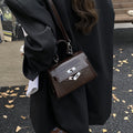 Kelly handbag bag for women this year's best selling crocodile pattern small square bag with super good texture classyniche style shoulder crossbody bag