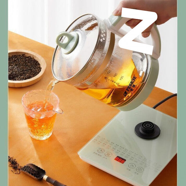 Health pot Multifunctional electric kettle Boiling water flower teapot Office frying medicine pot Glass flower tea maker Default