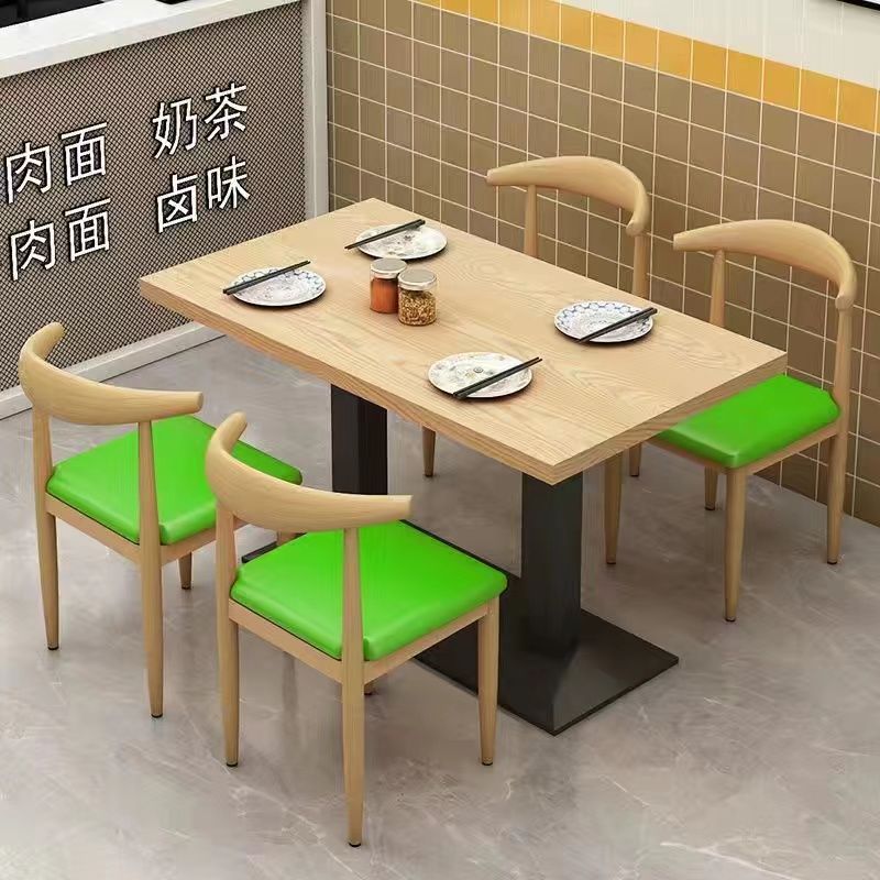 Spicy hot noodle restaurant restaurant catering tables and chairs snack milk tea dessert shop restaurant table economical fast food table