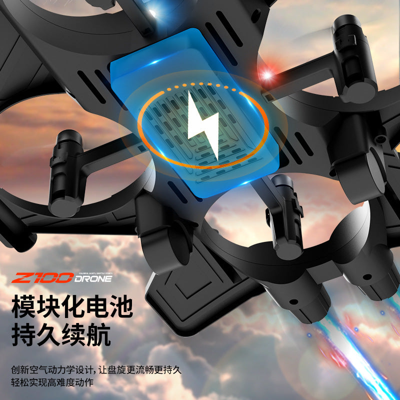 z100 quadcopter combat drone - four-axis with lights, stunt capabilities, hovering, and altitude hold - remote control aircraft at a low price