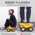 Large excavator kids toy car can seat people remote control engineering vehicle hook push excavator boy gift beach toy