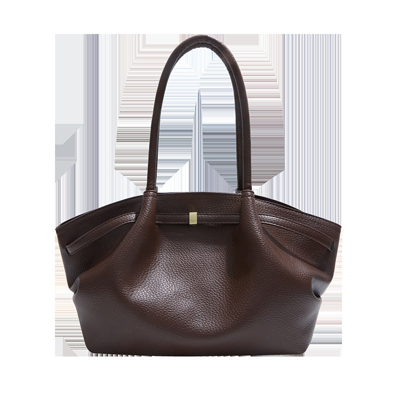large-capacity tote bag for women 2025 autumn new arrivaltrendyeasiest for matchniche style shoulder bag classy texture armpit bag