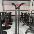 Cast iron-high bar style-four sets of horseshoes-26kg