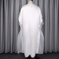 african women's v-neck loose dress  sequin fashion robe bubu dress