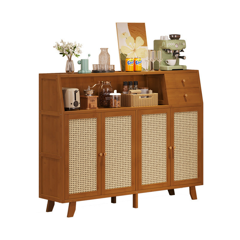 Medieval style solid wood sideboard living room storage cabinet new arrival tea cabinet wall-mounted small side cabinet storage cabinet