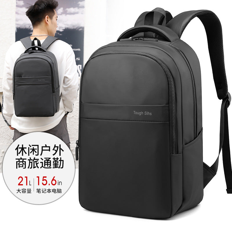 New Men's Large Capacity Computer Backpack Casual Anti-splashing Vertical Student School Bag Outdoor Travel Backpack