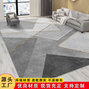 Accessible luxury carpet living room normcore large area full cover coffee table blanket bedroom full cover bedside blanket casual style carpet wholesale
