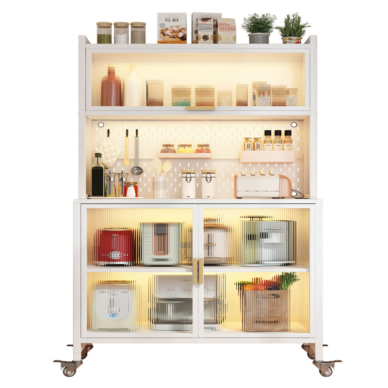 Kitchen storage rack, sideboard, floor-standing multi-layer oven, microwave, pot, electrical appliance, multi-functional storage cabinet