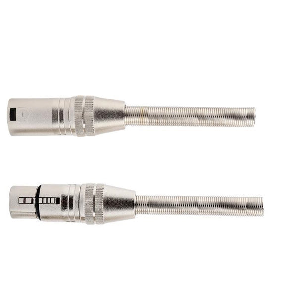 XLR3P metal long tail spring three-core Canon head 3 pinhole card faucet microphone plug microphone Canon male and female head