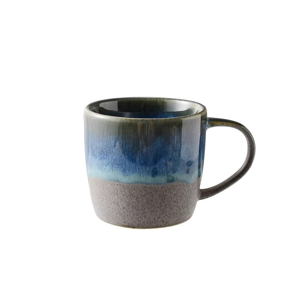 Kiln-turned mug, office water cup, breakfast cup, ceramic drinking cup, milk cup, coffee cup, business gift
