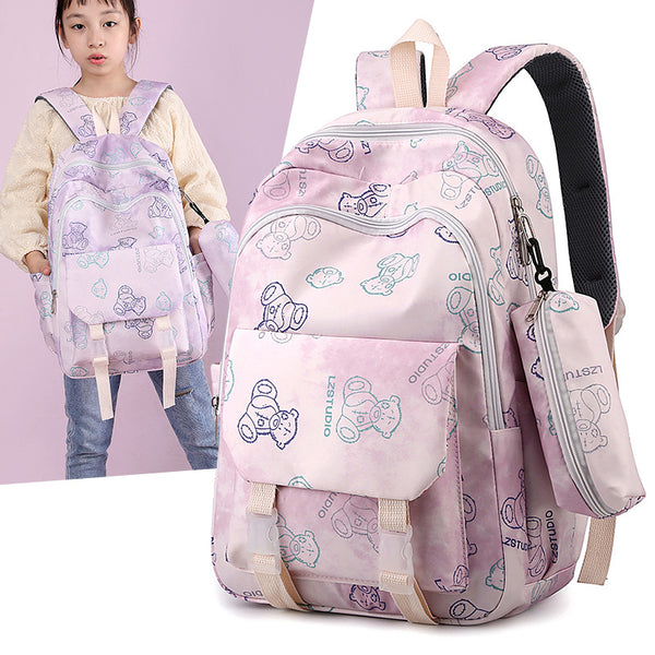 Foreign trade new backpack female primary and secondary school students schoolbag large capacity fashion commuter computer backpack leisure travel bag
