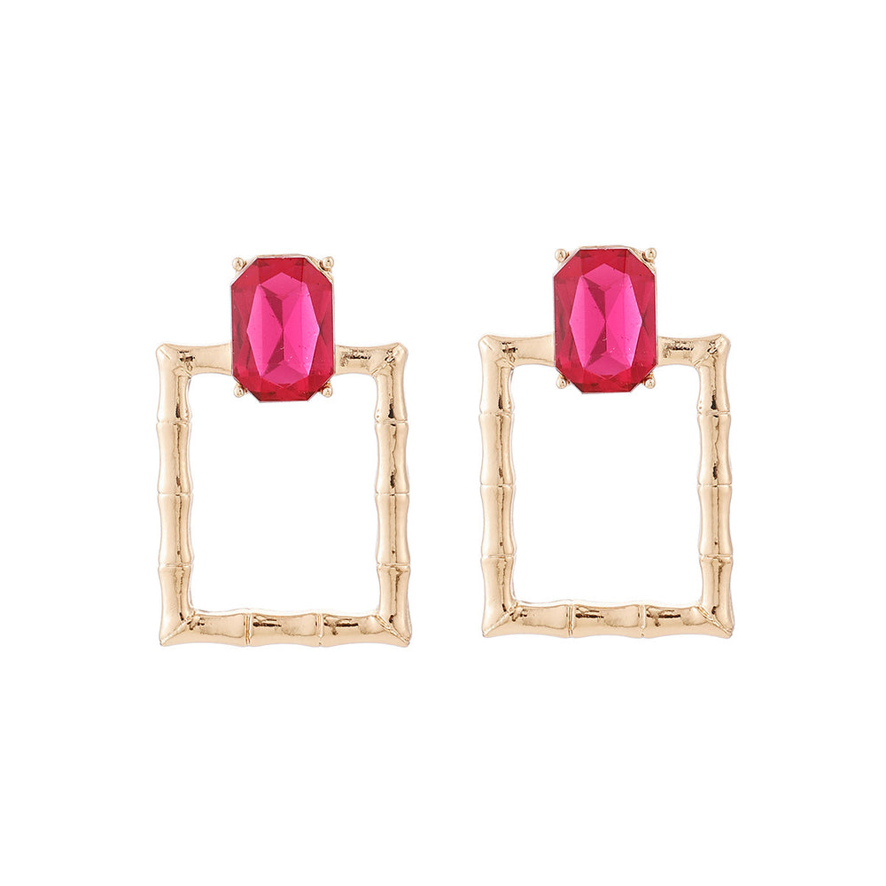 European and american cross-border retro hollow-out stud earrings - fashionable design with heart, round, and geometric shapes - elegant and unique earrings for women