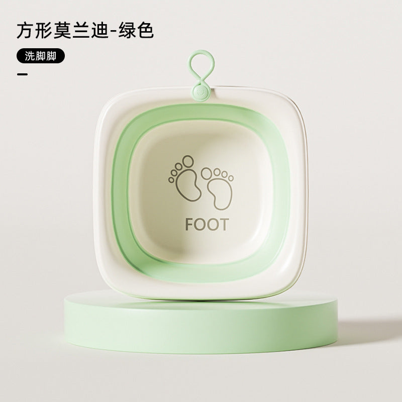 Thickened kids foldable washbasin baby washbasin for home baby foot wash pp basin kids wash basin