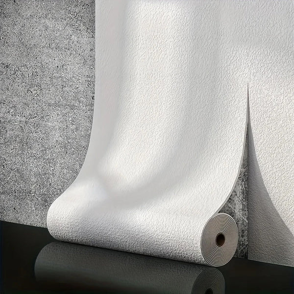 Self-adhesive wallpaper linen foam background wall bedroom warm household wall sticker waterproof and moisture-proof wall sticker rental room