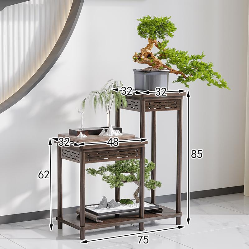Coffee table solid wood side table corner table chinoiserie solid wood tea table antique small tea tableaccessible luxury bogu rack ornaments rack entrance cabinet