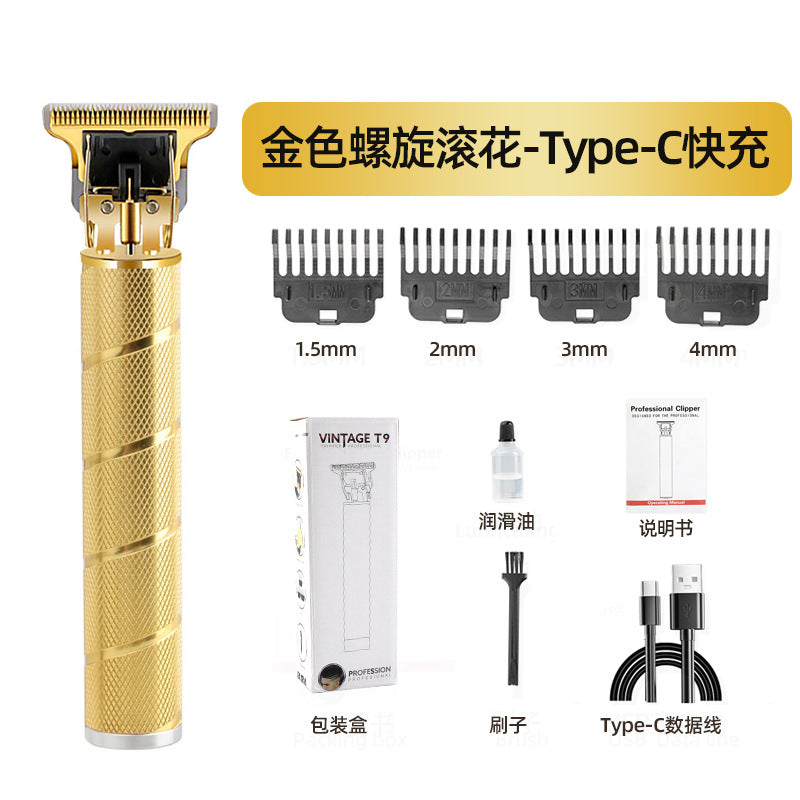 electric hairdresser, bald head, hair salon, electric clipper, carving, for home fast charging hair clipper