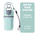 Contactless, portable pet poop scooper for outdoor use