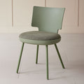 For homenordic dining chair casual plastic upholstered back stool casual hotel milk tea restaurant chair high back