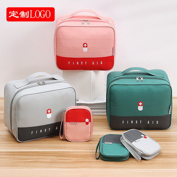 Customized large-capacity drug storage bag Portable storage medical bag Waterproof and moisture-proof medical bag Multifunctional first aid bag