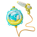 【cross-border】kids' backpack water gun - beach water play, pull-out dinosaur water gun toy - wholesale supply