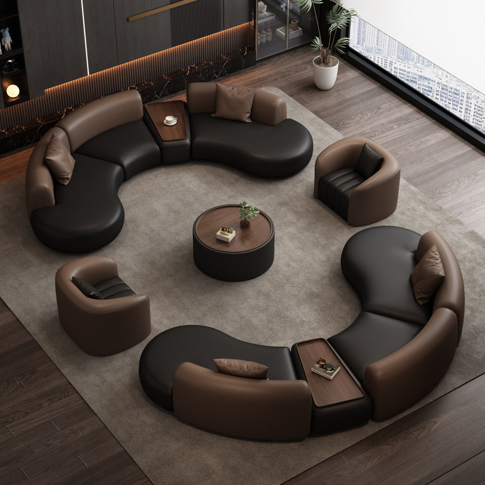 Italian style hotel lobby vip club lounge reception reception sales department sofa sales office negotiation sofa