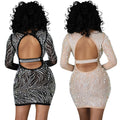 X5330 european and american fashion new arrivals   sexy nightclub mesh see-through women's dress rhinestone embellished