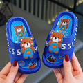 Kids slippers summergirl cartoon cute indoor soft bottomnon-slip boys baby stepping on shit feeling kids sandals