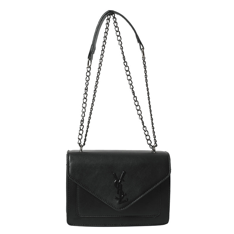 Classic foreign trade small square bag women's bag new fashion versatile chic minimalist shoulder bag chain crossbody bag high-end feel
