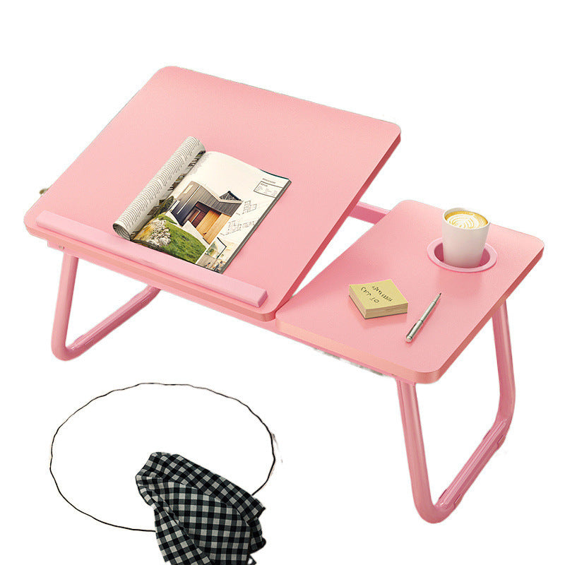 Adjustable laptop desk for bed, foldable lazy desk, student dorm study table, small study table