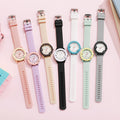 Kids' waterproof quartz watch - candy color minimalist silicone sports gift watch - toy watch - waterproof children's watch