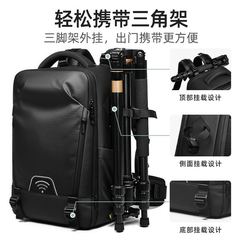 SLR photography bag, multi-functional large-capacity outdoor travel, portable camera bag, Canon Fuji storage, camera backpack.