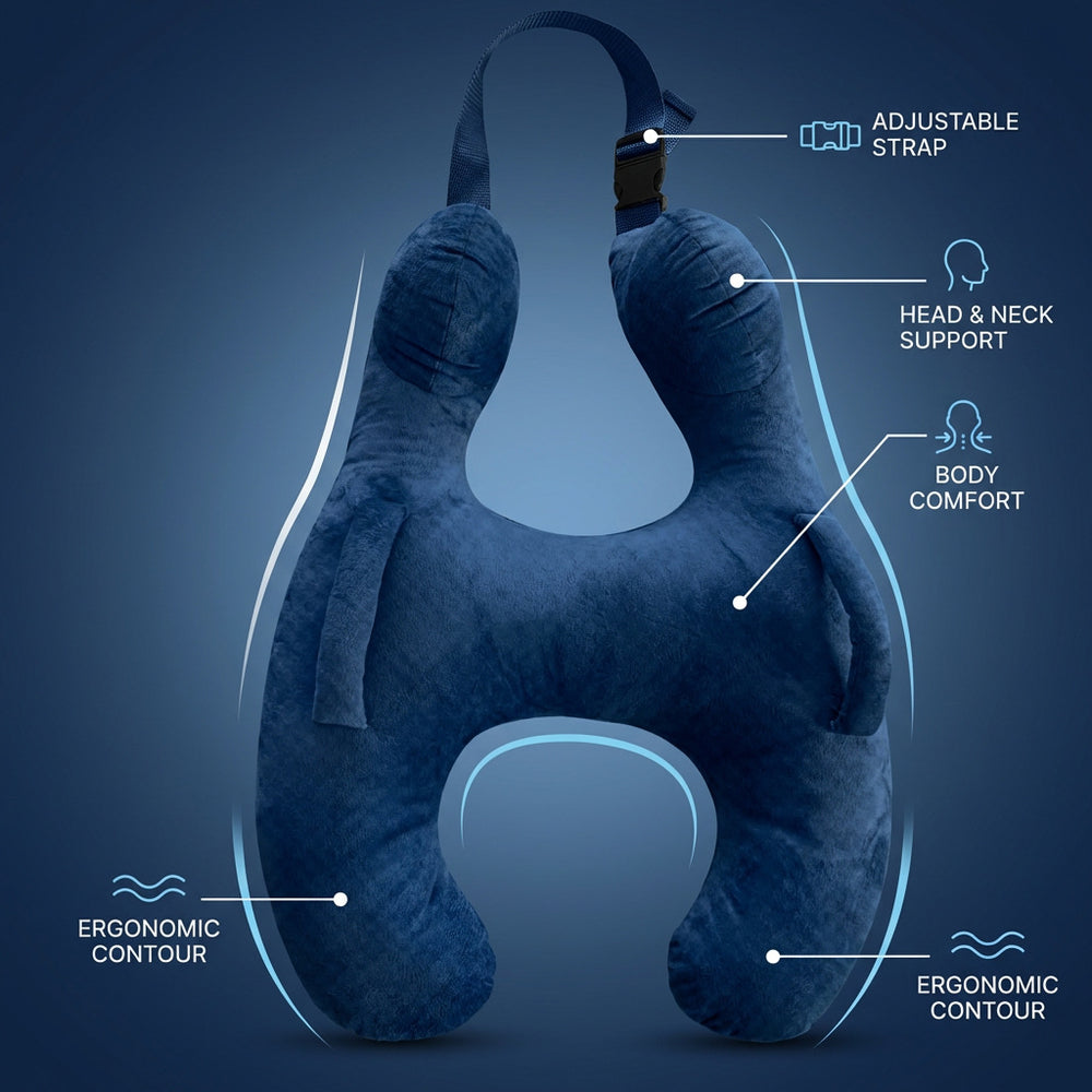 Kids' head and neck support sleep pillow - baby travel car safety pillow - children's supplies - incline pillow - car pillow