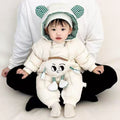 Autumn winter jumpsuit newborn baby clothes men's and women's baby thickeneded jumpsuit jumpsuit for outing jumpsuit