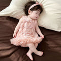 Summer hanfu cheongsam dress - vintage chic baby princess gown - first birthday outfit - chinese style baby girl dress - a-line skirt