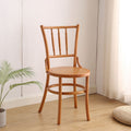 Bamboo chair-honey color-wooden seat